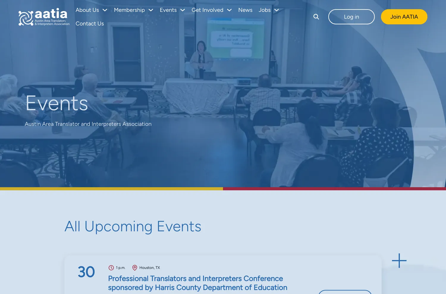 Events, seminars and special-interest groups, one calendar