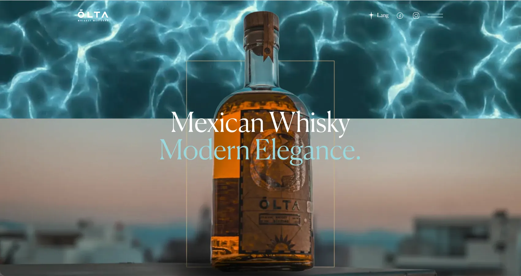 The Ōlta Whisky website (oltawhisky.com)